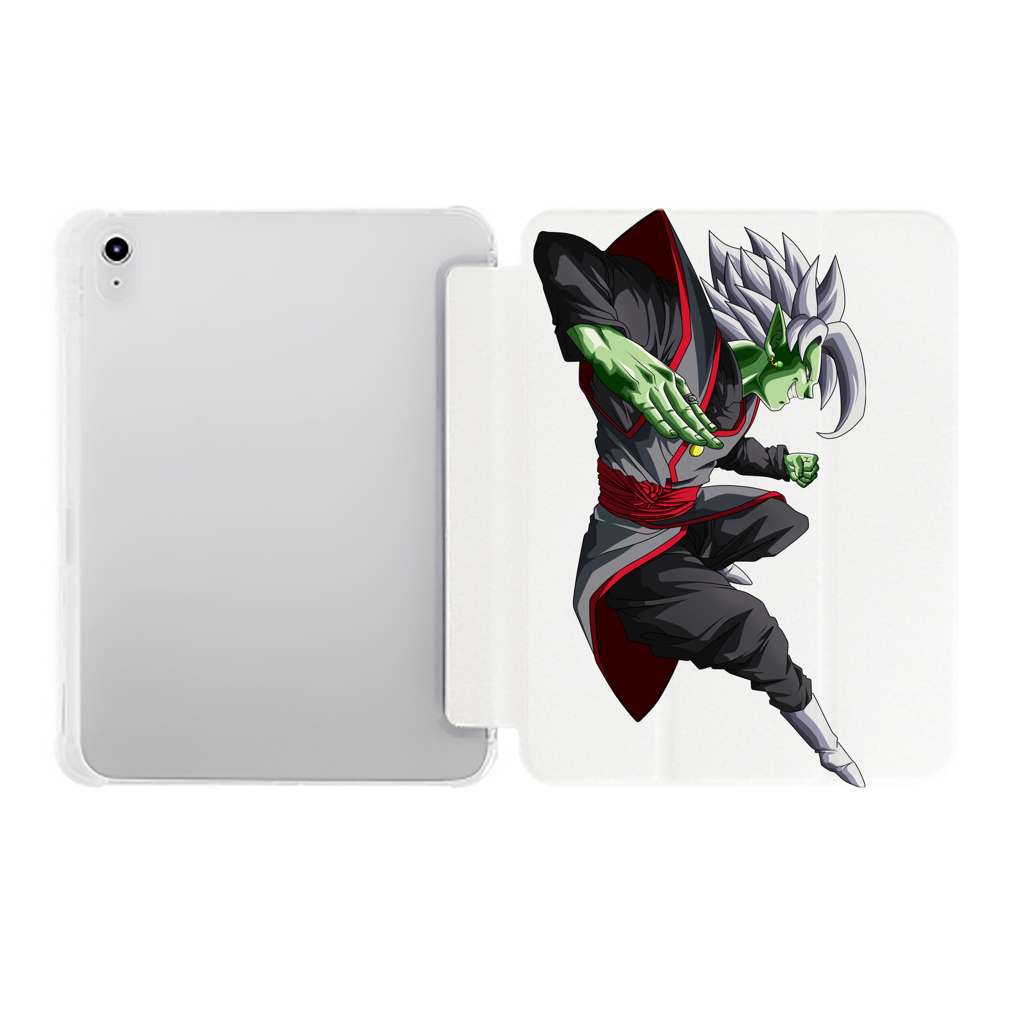 （画像用） ドラゴンボール ベジット DRAGON BALL Vegetto IPad ケース ペン収納付き 三つ折りスタンド PUレザー×シリコン 対応機種9.5/10.5/10.9インチ